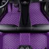 JEWRRJH Car Floor Mats for Sedan SUV Coupe Truck Sports Custom Car mat All-Weather Full Coverage Waterproof Cargo (Purple) view 1