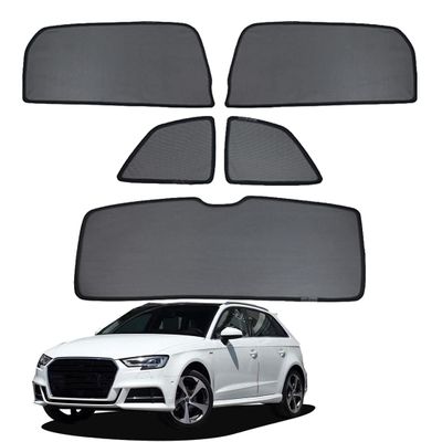 Car Window Shade for Kids Side Window Sun Shade for A3 Sportback 8V 2013-2020 Magnetic Curtain Sun UV Protection Covers for Baby Sleeping Auto Accessories,Rear+Triangular+Back-windscreen-5PCS