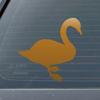 Dark Spark Decals Swan 4 inch Copper Indoor Outdoor Vinyl Decal view 2