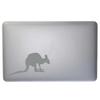 Dark Spark Decals Kangaroo Crouching 11 inch Grey Indoor Outdoor Vinyl Decal view 3
