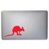 Dark Spark Decals Kangaroo Crouching 5 inch Red Indoor Outdoor Vinyl Decal view 3