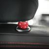 XINLIYA 4 Pack Car Headrest Collars, Bling Car Head Rest Collars Rings Decor, Rhinestone Car Head Rest Collars, Interior Car Seat Accessory, Crystal Decoration Charms for Car SUV Truck (Red) view 3