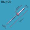 Autobahn88 Lower Trim Panel Rivet, compatible with BMW, Benz (OEM: A0039909497) (Pack of 10) view 2