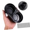 Car Cup Organizer 15.7x7.8x4.5cm Plastic Multi-Item Storage view 4