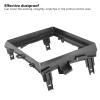 9 Inch 2DIN Car Stereo Radio Fascia Panel Bezel Trim Frame for 2006-2013 - Silver ABS Replacement Faceplate view 4