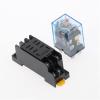BCMCBV 12V 24V 36V 110V 220V 380V DC/AC 10A 8PIN Coil Power Relay DPDT LY2NJ HH62P HHC68A-2Z with Socket Base (Size : AC 220V) view 3