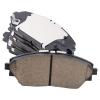 TRQ Front Brake Pads Ceramic Hardware Wear Sensor view 4