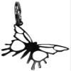 Village Wrought Iron Butterfly Keychain Key Ring view 1