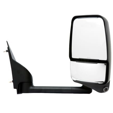 Velvac 719398 2020 Deluxe Series Door Mirror Black, 96" Body Width, Deluxe Head, Passenger Side