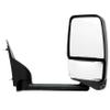 Velvac 719398 2020 Deluxe Series Door Mirror Black, 96" Body Width, Deluxe Head, Passenger Side view 1
