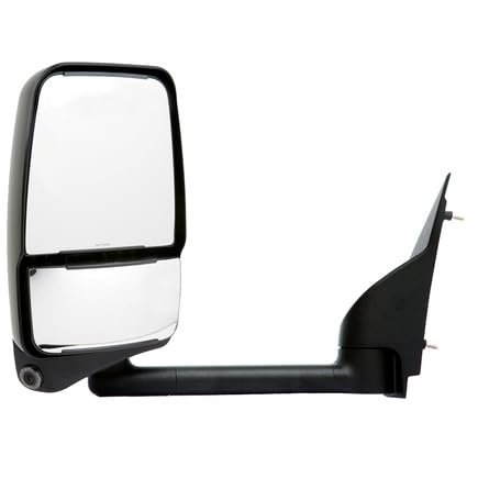 Velvac 719355 2020 Deluxe Series Door Mirror Black, 102" Body Width, Deluxe Head, Driver Side