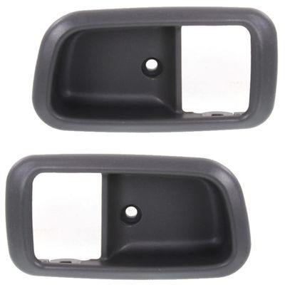 For Toyota Tundra Interior Door Handle Trim 2000 01 02 03 04 05 2006 Driver and Passenger Side | Pair | Front | Inside Gray | Standard/Extended Cab Pick Up | Replacement For 692780C010B2, 692770C010B2