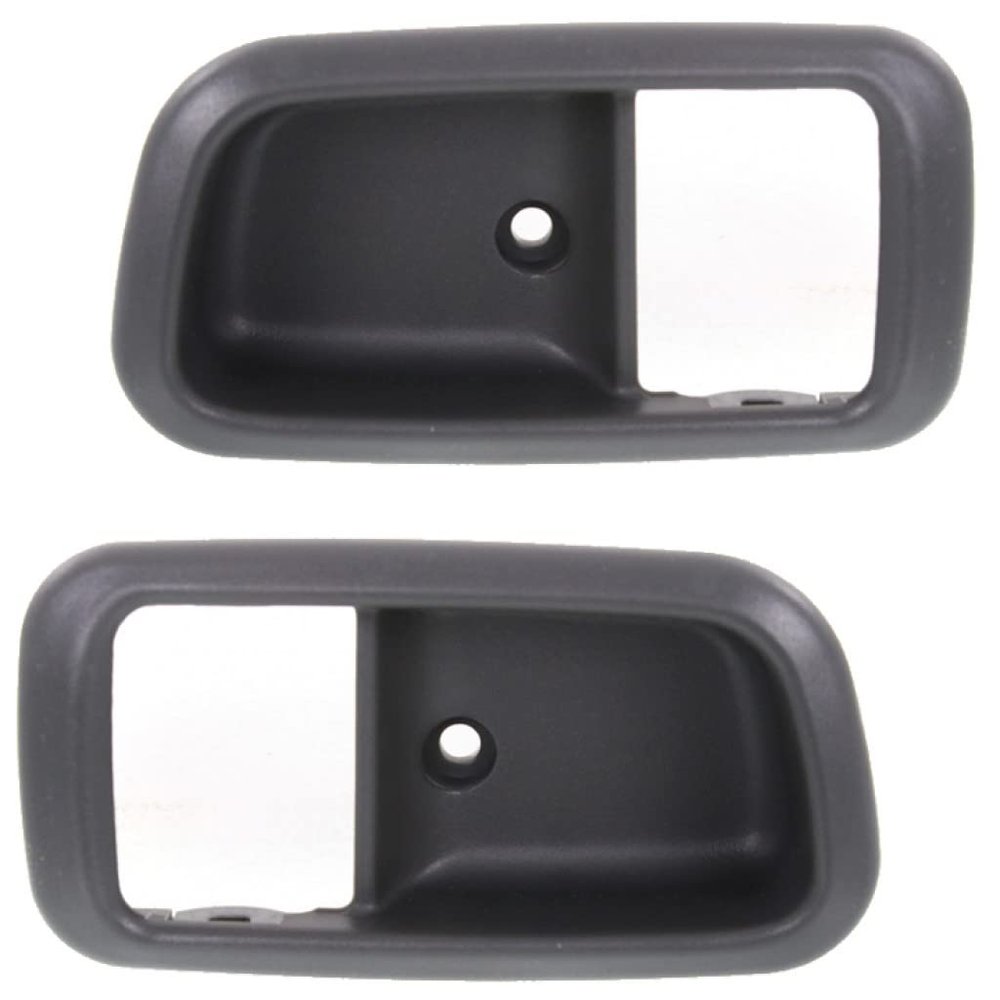 For Toyota Tundra Interior Door Handle Trim 2000 01 02 03 04 05 2006 Driver and Passenger Side | Pair | Front | Inside Gray | Standard/Extended Cab Pick Up | Replacement For 692780C010B2, 692770C010B2