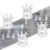 HCmotorku Motorcycle Head Bolt Covers Spark Plug Caps King Crown Fit For Harley Sportster XL883 Dyna Softail Tiwn Cam Big Twin Evolution 1340 Chrome 4PCS view 1