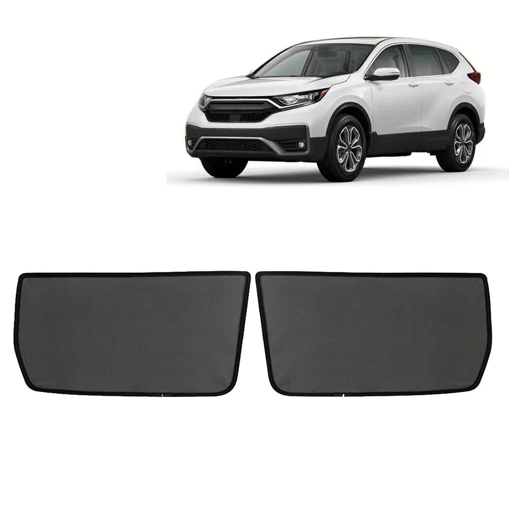 Car Window Shade for Kids Side Window Sun Shade for CRV MK5 2017-2022 Magnetic Curtain Sun UV Protection Covers for Baby Sleeping Auto Accessories,Rear-window-2PCS