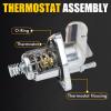 MILIPARTS Upgrade Aluminum Thermostat Housing Assembly Compatible with Silverado 1500 Suburban Sierra 1500 Yukon Cadillac Escalade 4.3L 5.3L 6.2L V8 2014-2020 Replace 12674639 view 4