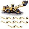 10Pcs Earthmover Tyre Valve Stem Copper Large Bore 60mm to 80mm 45 for Large Loaders Bulldozers Excavators, Automotive Maintenance,valve tool view 2