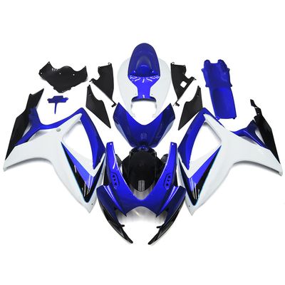 Fairings Ki for Suzuki GSXR600 GSXR750 2006 2007 06 07 Body Kit Blue White