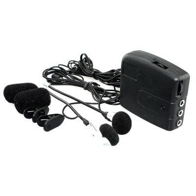 DAGIJIRD 2 Way Motorcycle Intercom Headset Motorcycle Helmet to Helmet Communicator System Motorcycle Walkie-Talkie Front & Rear MP3