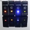 BRART Car Auto Fog Light Rocker Toggle Switch B35 DC 12V 35A 4Pins LED Dashboard LED Color Red Green Amber Blue White (Color : Blue) view 4