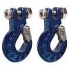 RC Tow Hook Fixed Structure Aluminum Alloy Winch Accessory for 1/10 Scale RC Cars Blue view 3