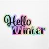 Vinyl Stickers Decals Of Hello - Waterproof - Apply On Any Smooth Surfaces Indoor Outdoor Bumper Tumbler Wall Laptop Phone Skateboard Cup Glasses Car Helmet Mug Door Truck Gifts Decoration view 1