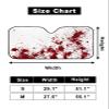 Windshield Sun Shade Blood Hand Horror Spooky Accordion Folding Auto Sunshade for Car Truck SUV Zombie Themed Scary Sun Visor Protector 28 x 55 in view 3