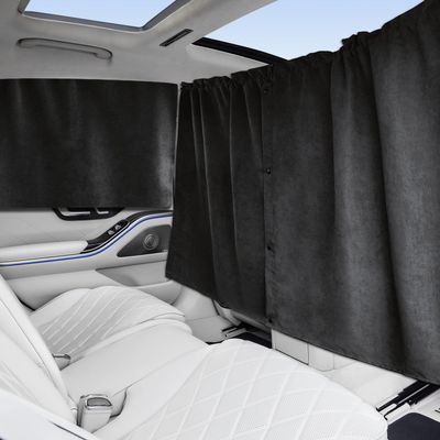 EPLTION 57.68 31.50 inch Set of 3 Car Privacy Curtains for SUV/ MVP/ Pickup Truck/ Small Car/ Sedan Accessories Universal Window Shades Light Blocking Sunshades for Kids Rear Side Window Shades
