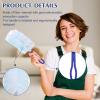 Yaomiao 120 Pcs Duster Refills for Cleaning Includes 100 Disposable Duster Refills Bulk with 20 Replacement Handle for Cleaning Office, Home, Blinds, Ceiling Fans, Furniture(Blue) view 3