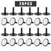 20pcs Rubber Duck Mount with Double-Sided Round Stickers, Self-Adhesive Duck Plug for Dash Rubber Duck Holder for Dashboard Display Duck Lovers, Excluding Rubber Duck (Black) view 3