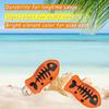 Floating Keychain, Boat Key Float - Float 4 to 5 Keys for Boating, Fishing, Sailing and Other Outdoor Sports, 2 Pack Waterproof Boat Floating Keychain(Orange) view 4