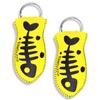 Floating Keychain, Boat Key Float - Float 4 to 5 Keys for Boating, Fishing, Sailing and Other Outdoor Sports, 2 Pack Waterproof Boat Floating Keychain(Yellow) view 1