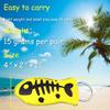 Floating Keychain, Boat Key Float - Float 4 to 5 Keys for Boating, Fishing, Sailing and Other Outdoor Sports, 2 Pack Waterproof Boat Floating Keychain(Yellow) view 2