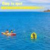 Floating Keychain, Boat Key Float - Float 4 to 5 Keys for Boating, Fishing, Sailing and Other Outdoor Sports, 2 Pack Waterproof Boat Floating Keychain(Yellow) view 3