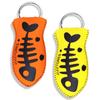Floating Keychain, Boat Key Float - Float 4 to 5 Keys for Boating, Fishing, Sailing and Other Outdoor Sports, 2 Pack Waterproof Boat Floating Keychain(Orange/Yellow) view 1