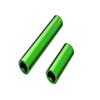 Traxxas 9752 Green Aluminum Front and Rear Female Center Driveshafts for TRX-4M view 1