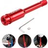 BARTOO Shift knob Extender Extension Rod Shift knob Extension Gear Lever Extender Stick Gear Shifter Extension Gear Shift Knob Extender Adjustable for VW T4(Red) view 3
