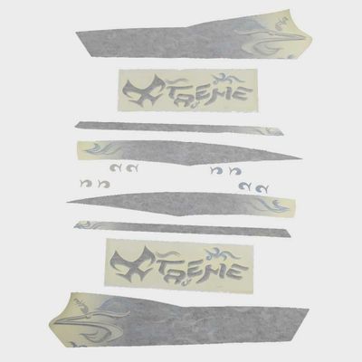 Chaparral Boat Hull Decal Set 14.0054 | 204 Xtreme Blue Black (Set of 16)