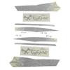 Chaparral Boat Hull Decal Set 14.0054 | 204 Xtreme Blue Black (Set of 16) view 2