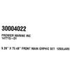 Premier Boat Graphic Hull Decal 30004022 | 75 x 9 1/4 Inch (Set of 2) view 4