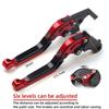 BIRLD for Ducati ST3 ST3S ABS 2003-2007 Motorcycle Clutch Brake Lever Extendable Adjustable Foldable Levers Handlebar Hand Grips CNC Aluminum with Logo Lever (Color : 3) view 2