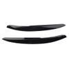 Lirun Headlight Lamp Eyebrow Eye Lid Cover Trim Decor for VW Polo Mk5 6R 6C 2011-2017, Glossy Black view 1