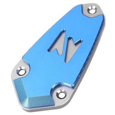 Lirun Motorcycle motocylcle Fluid Brake Reservoir Cover Cap for Kawasaki Z1000 2010-2017 Brake Pump Cap Blue