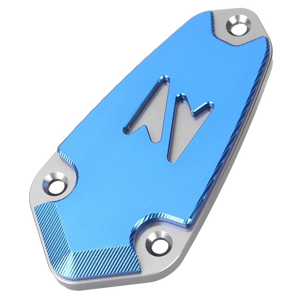 Lirun Motorcycle motocylcle Fluid Brake Reservoir Cover Cap for Kawasaki Z1000 2010-2017 Brake Pump Cap Blue
