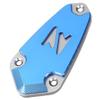Lirun Motorcycle motocylcle Fluid Brake Reservoir Cover Cap for Kawasaki Z1000 2010-2017 Brake Pump Cap Blue view 1