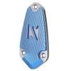 Lirun Motorcycle motocylcle Fluid Brake Reservoir Cover Cap for Kawasaki Z1000 2010-2017 Brake Pump Cap Blue view 3