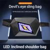 LED Sling Bag Inclined shoulder Bag Motorcycle Riding Backpack with Full-Color Screen Hardshell Sling Bag For Men Women view 2