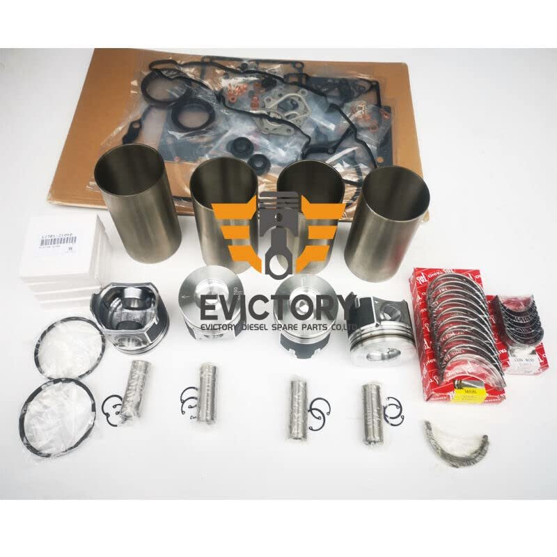 for KUBOTA V2607-DI-T V2607 Overhaul Rebuild kit Gasket Bearing Piston Liner