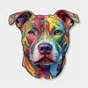 Yoonek Graphics American Staffordshire Terrier American Staffordshire Terrier Dog Vinyl Decal Sticker for Car, Laptop, Tumbler, More. #009487-6 view 1