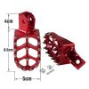 BOMATY Footrest Footpegs for CRF150F CRF230F for C&RF 150F for C&RF 230F 2003-2018 2019 2020 Motorcycle Foot Pegs FootRest Footpegs Rests Pedals Foot Peg Bike Accessories Foot Pedals view 3